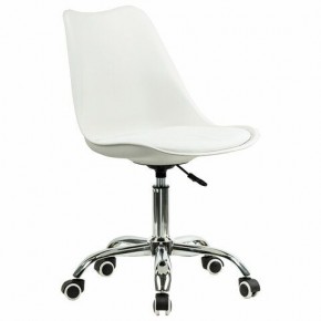 Кресло стул BRABIX "Eames MG-310 CH", хром, пластик белый, экокожа белая, 532923 в Асбесте - asbest.mebel24.online | фото 2