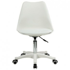 Кресло стул BRABIX "Eames MG-310 PL", пластик белый, экокожа белая, 532926 в Асбесте - asbest.mebel24.online | фото 1