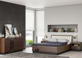 МАГНОЛИЯ Кровать 1600 с ортопедом (Дерево/орех) в Асбесте - asbest.mebel24.online | фото 2
