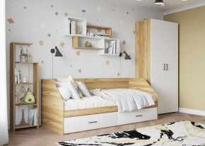 Кровать 800/2 ящика Лайт с настилом ЛДСП в Асбесте - asbest.mebel24.online | фото 3