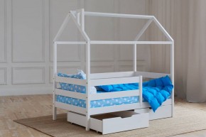 Кровать-домик 80*160 Белый в Асбесте - asbest.mebel24.online | фото 3