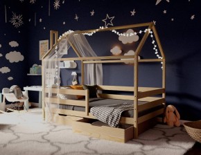 Кровать-домик 80*160 без покраски в Асбесте - asbest.mebel24.online | фото
