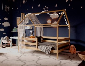 Кровать-домик 80*190 без покраски в Асбесте - asbest.mebel24.online | фото 3