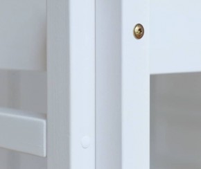 Кровать-домик двухъярусная 80*160 Белый в Асбесте - asbest.mebel24.online | фото 3