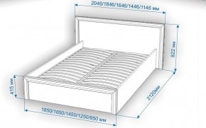 Кровать двуспальная Нобиле Кр-180 в Асбесте - asbest.mebel24.online | фото 3