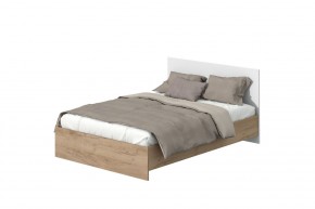 Кровать Эконом 900 (Дуб крафт золотой/Белый текстурный) в Асбесте - asbest.mebel24.online | фото