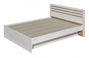Кровать Лиана 1.6 (Дуб Крафт Белый/Дуб Крафт Золотой) в Асбесте - asbest.mebel24.online | фото