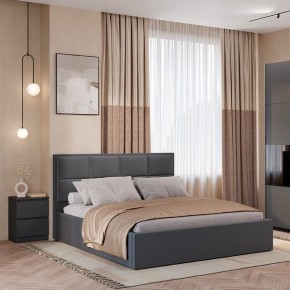 Кровать Линда КР-16 (Графит) 1600 в Асбесте - asbest.mebel24.online | фото 2