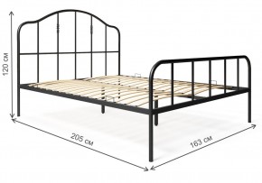 Кровать Милена 160х200 черная в Асбесте - asbest.mebel24.online | фото 2
