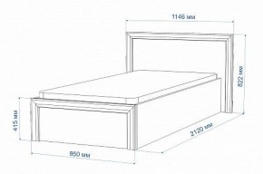 Кровать односпальная Нобиле Кр-90 в Асбесте - asbest.mebel24.online | фото 2