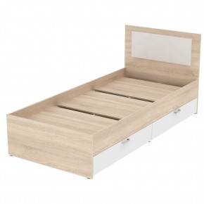 Кровать Ольга L38 (900) 4 ящика (ДСС-Белый) в Асбесте - asbest.mebel24.online | фото