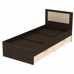 Кровать Ольга L38 (900) 4 ящика (Венге-ДМ) в Асбесте - asbest.mebel24.online | фото