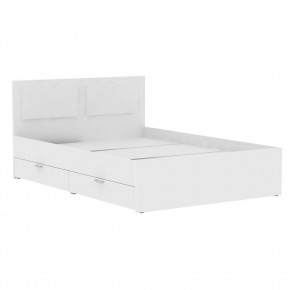 Кровать Ольга L42 (1400) 2 ящика (Белый) в Асбесте - asbest.mebel24.online | фото