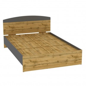 Кровать с основанием Алиса (L32) 1600*2000 (ДВ-Графит) в Асбесте - asbest.mebel24.online | фото