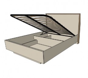 Кровать с основанием с ПМ и местом для хранения (1400) в Асбесте - asbest.mebel24.online | фото 2