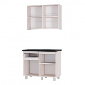 Кухня Тренд 1.0 м (Ясень белый) в Асбесте - asbest.mebel24.online | фото 2
