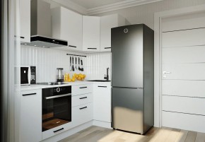 Кухонный гарнитур Белый Глянец 2200*1000 (Стол. 38мм) в Асбесте - asbest.mebel24.online | фото