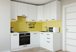 Кухонный гарнитур Белый Глянец 2200*1600 h950 (Стол. 26мм) в Асбесте - asbest.mebel24.online | фото