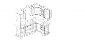 Кухонный гарнитур Белый Глянец 2400*1600 (Стол. 38мм) в Асбесте - asbest.mebel24.online | фото 2