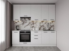 Кухонный гарнитур Белый Глянец 2400 h950 (Стол. 38мм) в Асбесте - asbest.mebel24.online | фото
