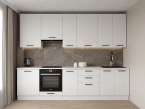 Кухонный гарнитур Белый Глянец 3000 h950 (Стол. 38мм) в Асбесте - asbest.mebel24.online | фото