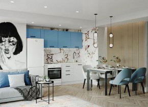 Кухонный гарнитур Капри 2550 (Стол. 26мм) в Асбесте - asbest.mebel24.online | фото 1