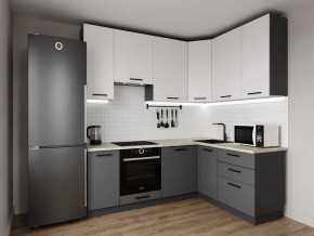Кухонный гарнитур Меренга 2200*1600 h950 (Стол. 26мм) в Асбесте - asbest.mebel24.online | фото