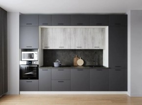 Кухонный гарнитур Санторини 3400 (Стол. 38мм) в Асбесте - asbest.mebel24.online | фото