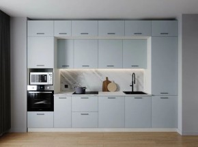 Кухонный гарнитур Смоки 3400 (Стол. 26мм) в Асбесте - asbest.mebel24.online | фото