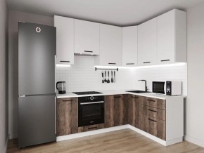 Кухонный гарнитур Старое Дерево 2200*1600 h950 (Стол. 38мм) в Асбесте - asbest.mebel24.online | фото