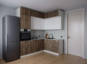 Кухонный гарнитур Старое Дерево 2200*1700 (Стол. 38мм) в Асбесте - asbest.mebel24.online | фото