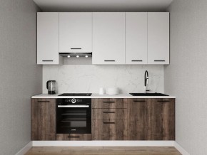 Кухонный гарнитур Старое Дерево 2400 h950 (Стол. 38мм) в Асбесте - asbest.mebel24.online | фото 1