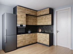 Кухонный гарнитур угловой Крафт 2200*1700 (Стол. 26мм) в Асбесте - asbest.mebel24.online | фото 1
