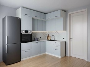 Кухонный гарнитур угловой Смоки 2200*1700 (Стол. 26мм) в Асбесте - asbest.mebel24.online | фото
