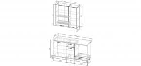 Кухонный гарнитур Умбра 1600 h950 (Стол. 26мм) в Асбесте - asbest.mebel24.online | фото 2