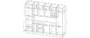 Кухонный гарнитур Умбра 3400 (Стол. 38мм) в Асбесте - asbest.mebel24.online | фото 2