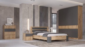 ЛЕНОРА Спальный гарнитур (модульный) графит в Асбесте - asbest.mebel24.online | фото