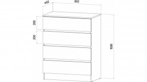 ЛЕНОРА Спальный гарнитур (модульный) графит в Асбесте - asbest.mebel24.online | фото 3