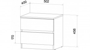 ЛЕНОРА Спальный гарнитур (модульный) графит в Асбесте - asbest.mebel24.online | фото 7