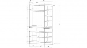 ЛЕНОРА Спальный гарнитур (модульный) кашемир в Асбесте - asbest.mebel24.online | фото 9