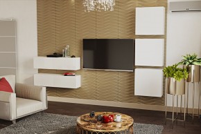 ЛИНДА Гостиная (Белый/Белый) в Асбесте - asbest.mebel24.online | фото 4