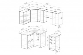 ЛИОРА Кухонный гарнитур Оптима 5 (1200*2000 мм) в Асбесте - asbest.mebel24.online | фото 2