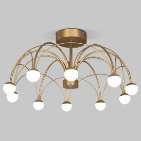 Люстра на штанге Eurosvet Ragno 90031/10 LED золото в Асбесте - asbest.mebel24.online | фото