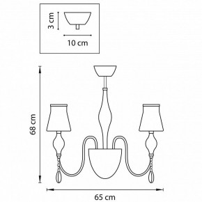 Люстра на штанге Lightstar Escica 806050 в Асбесте - asbest.mebel24.online | фото 6