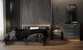 МАРТИНА Спальный гарнитур (модульный) графит в Асбесте - asbest.mebel24.online | фото
