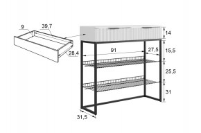 МЕБЕЛЬСОН К2 Прихожая в Асбесте - asbest.mebel24.online | фото 7