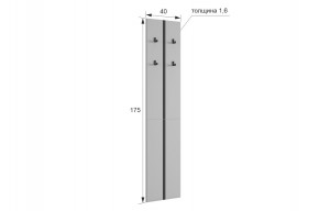 МЕРСИ Прихожая (модульная) белое дерево в Асбесте - asbest.mebel24.online | фото 2