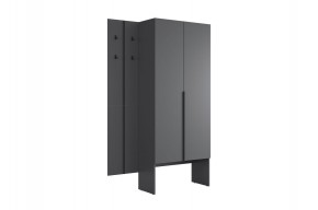 МЕРСИ Прихожая (модульная) графит в Асбесте - asbest.mebel24.online | фото 6