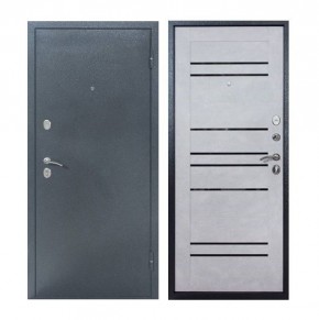 Металлическая дверь ТИТАН 8С (МЕТАЛЛ-ПАНЕЛЬ) 2050*860/ЛЕВАЯ (Букле Графит/Бетон снежный) в Асбесте - asbest.mebel24.online | фото
