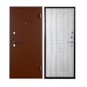 Металлическая дверь ТИТАН (МЕТАЛЛ-ПАНЕЛЬ) 2050*860/ПРАВАЯ (Медный Антик/Ривьера айс) в Асбесте - asbest.mebel24.online | фото